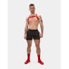 Barcode Berlin Short Zulu Noir-Rouge